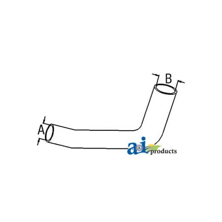A & I Products Radiator Hose, Upper 16" x12" x3" A-R109502